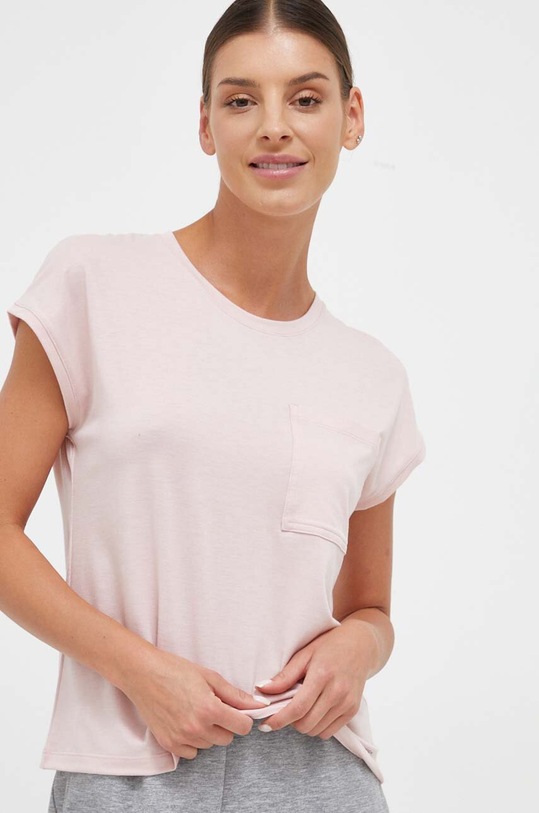 Columbia sportos póló Boundless Trek elasztánnal rózsaszín 2033481