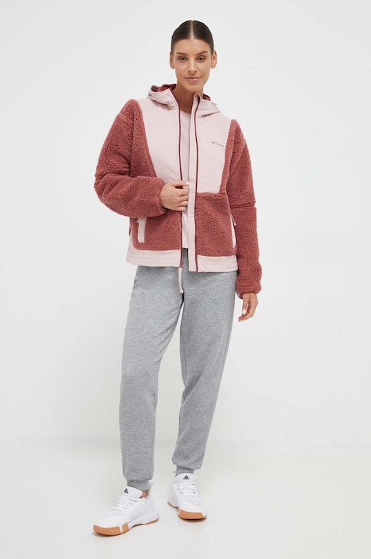 Columbia sportos póló Boundless Trek 2033481 rózsaszín SS25