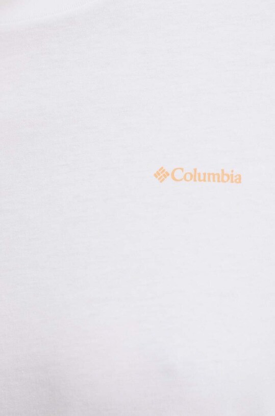 Хлопковая футболка Columbia 2036593 белый