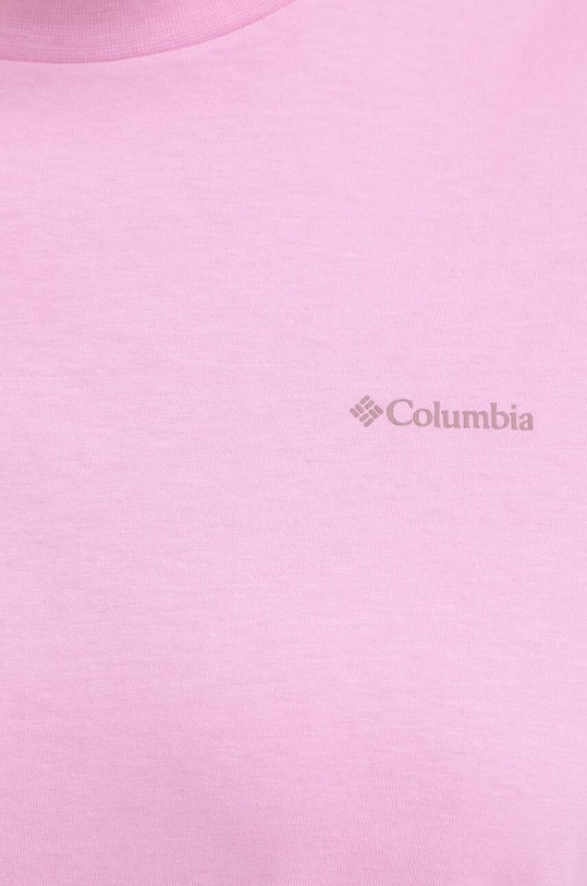 Bavlněné tričko Columbia North Cascades 2036593 růžová