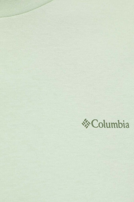 Columbia t-shirt bawełniany North Cascades 2036593 zielony