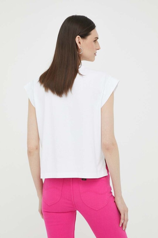Îmbrăcăminte Lee tricou din bumbac L49KUWLJ alb