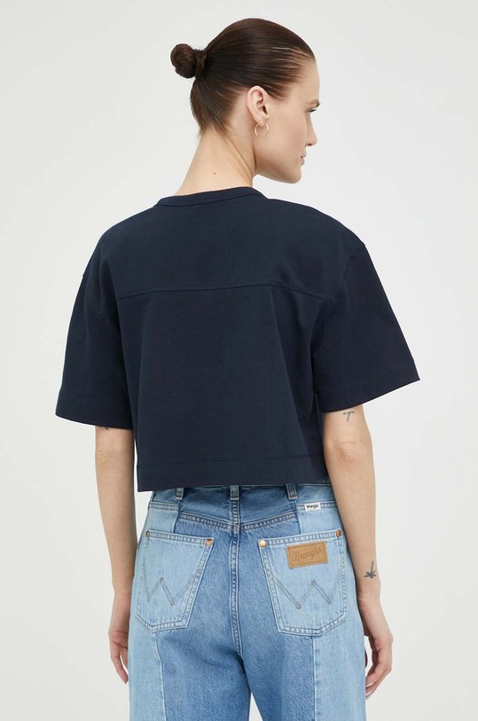 Odzież Lee t-shirt bawełniany L49CUW75 granatowy