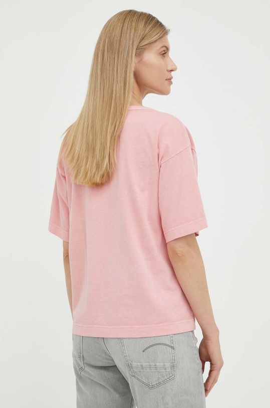 Oblečenie Bavlnené tričko G-Star D23123.C756 ružová