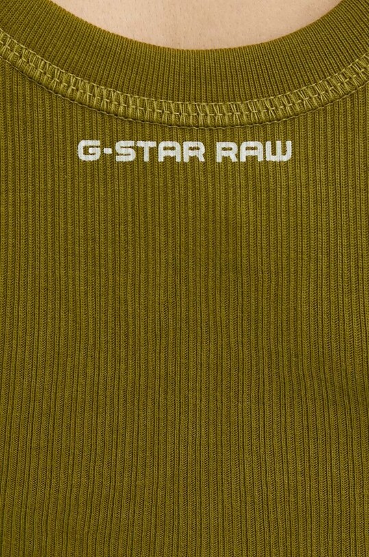 Хлопковый топ G-Star x Sofi Tukker D22768.D289 зелёный