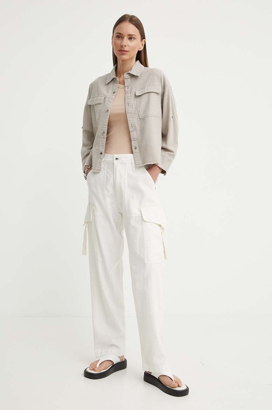 G-Star top din bumbac x Sofi Tukker D22768.D289 bej AW24