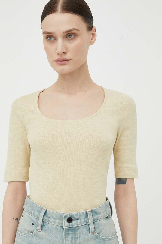 G-Star tricou uni bej D23134.D263