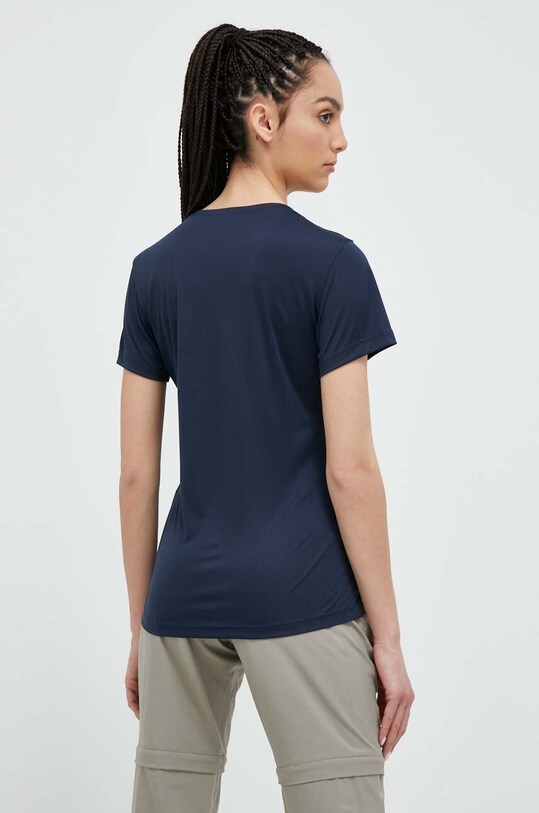 Odzież Jack Wolfskin t-shirt sportowy Tech 1807122 granatowy