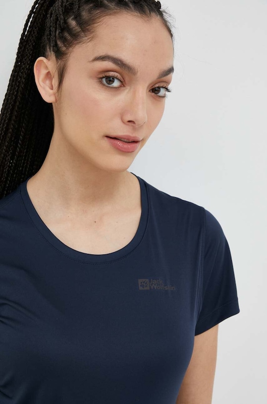 Jack Wolfskin tricou sport Tech bleumarin 1807122