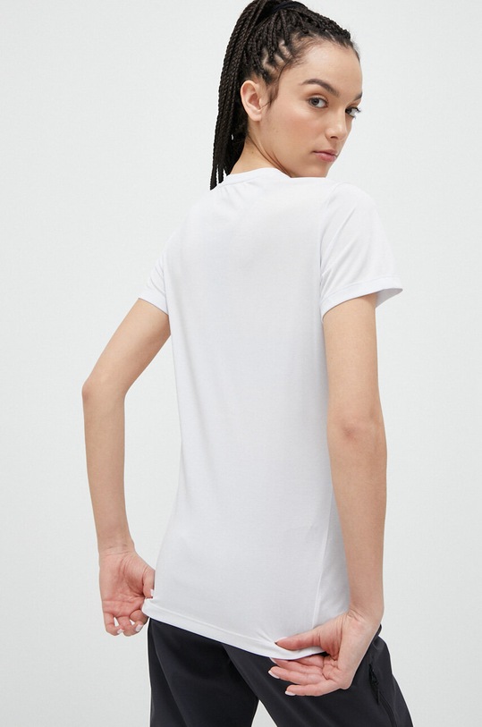 Odzież Jack Wolfskin t-shirt sportowy Crosstrail Graphic 1807213 biały
