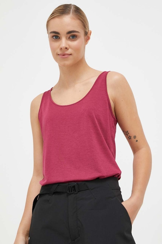 Αθλητικό top Jack Wolfskin Pack & Go κανονικό μωβ 1807283