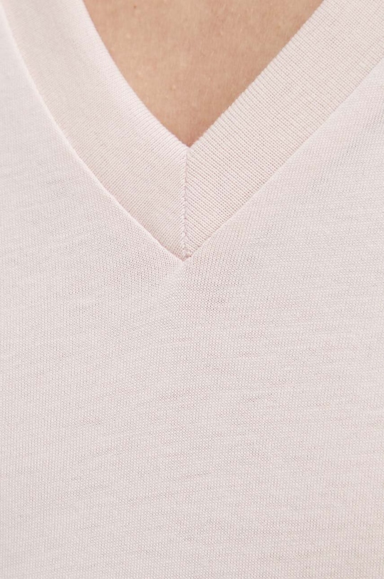 Хлопковая футболка Armani Exchange 8NYTDH.YJ16Z розовый