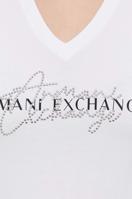 Тениска Armani Exchange 3RYTBR.YJDTZ бял