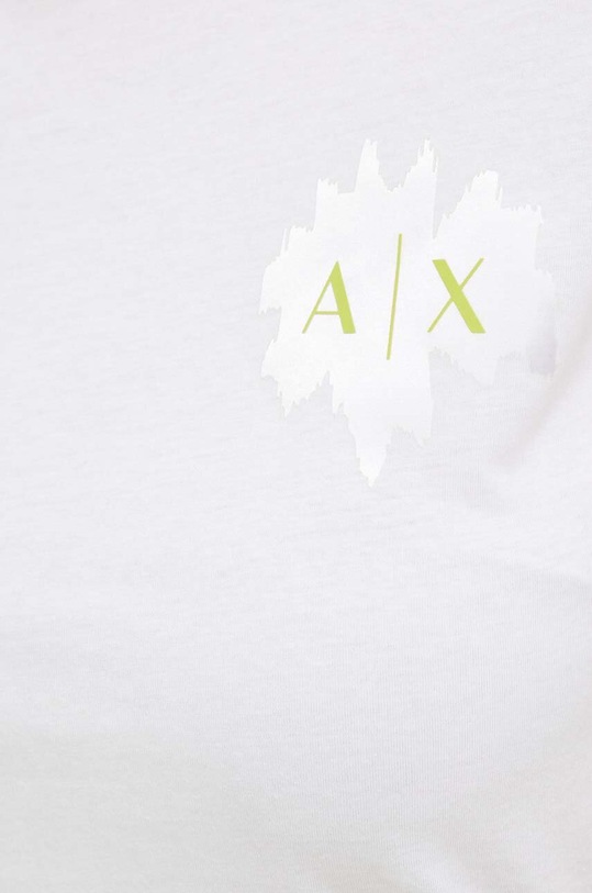 Armani Exchange t-shirt bawełniany 3RYTFH.YJG3Z biały
