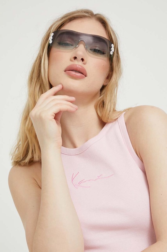 Karl Kani top aplikacja różowy 6131203