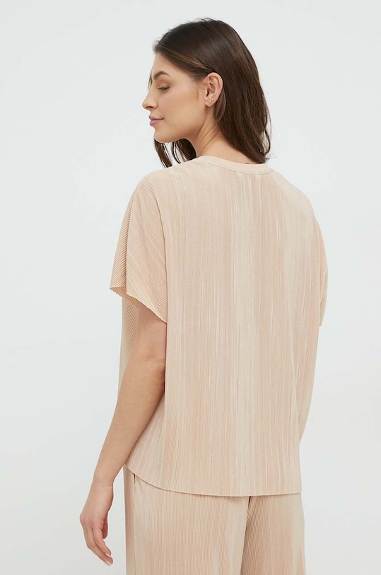 Oblečení Pyžamové tričko Tommy Hilfiger UW0UW04516.PPYX béžová