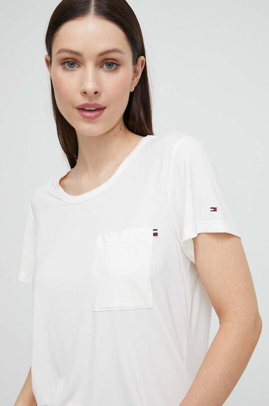 Tommy Hilfiger t-shirt lounge beżowy UW0UW04589.PPYX