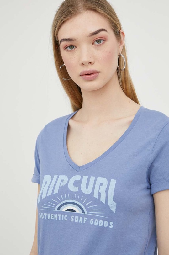 Rip Curl t-shirt bawełniany niebieski 039WTE