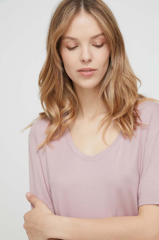 Calvin Klein Underwear maglietta lounge rosa 000QS6968E.PPYX