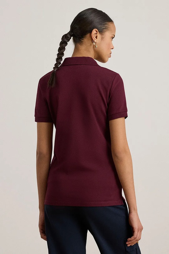Lauren Ralph Lauren polo 200679219 bordowy SS25