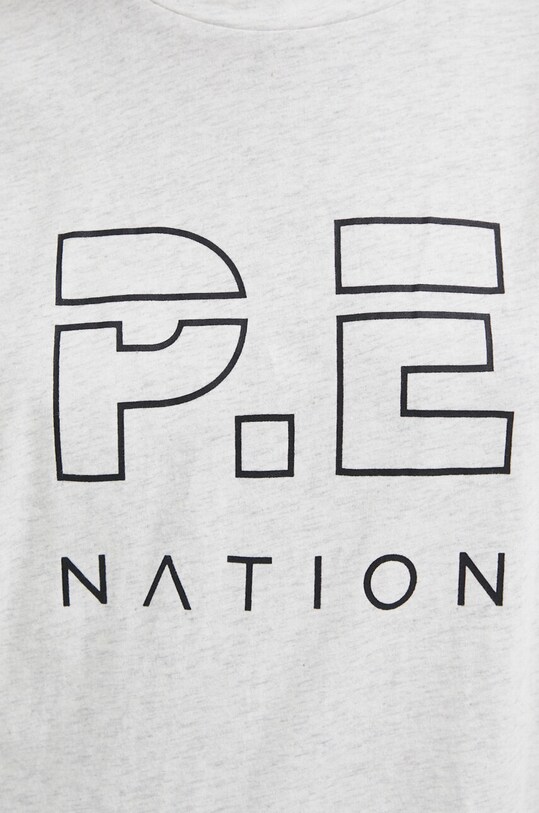 Βαμβακερό μπλουζάκι P.E Nation 23PE1T034 γκρί