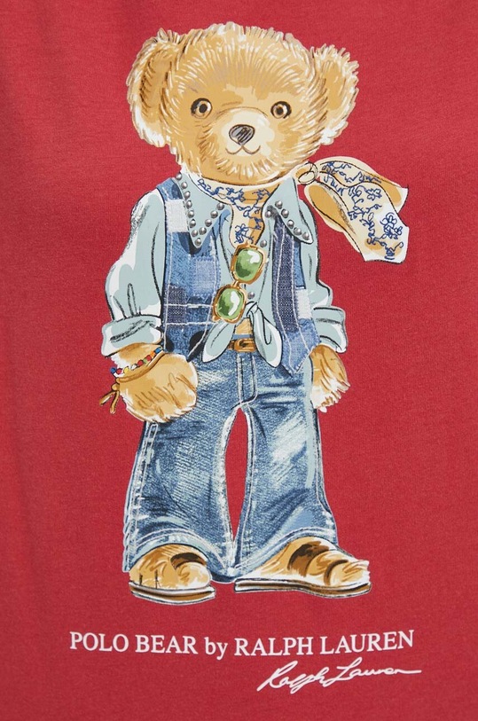 Polo Ralph Lauren t-shirt bawełniany 211905673 czerwony