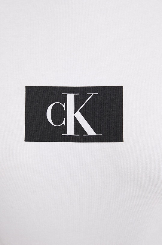 Calvin Klein Underwear t-shirt piżamowy 000QS6945E.PPYX biały