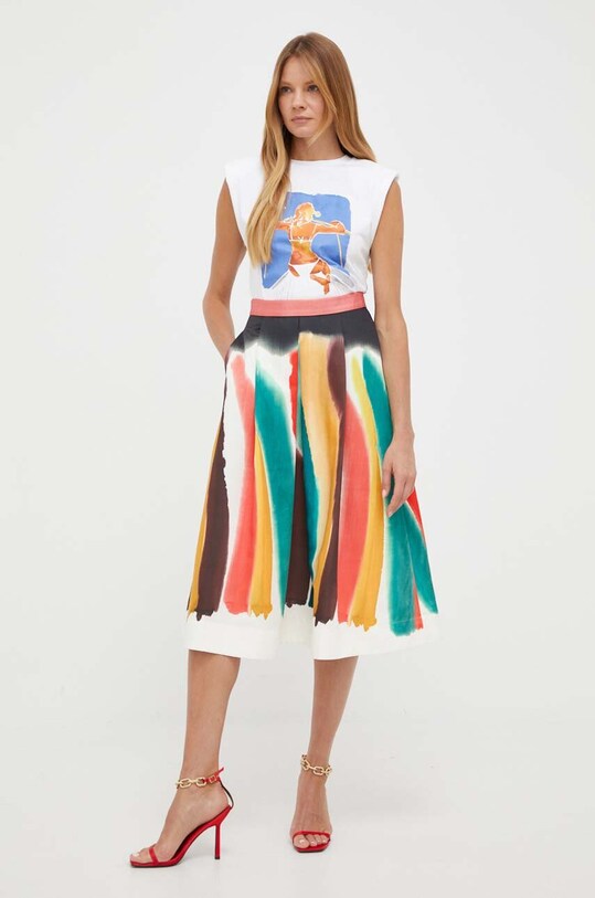 MAX&Co. t-shirt bawełniany C9410123 biały SS23