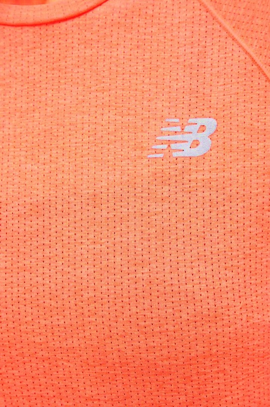 New Balance t-shirt do biegania Impact Run WT21262ODR pomarańczowy