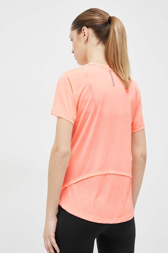 Odzież New Balance t-shirt do biegania Accelerate WT23222GAE pomarańczowy