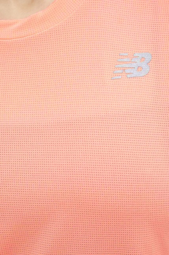 New Balance t-shirt do biegania Accelerate WT23222GAE pomarańczowy