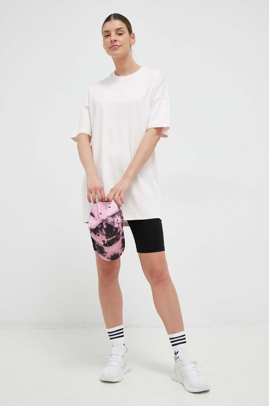 New Balance tricou din bumbac WT23556WAN roz SS23
