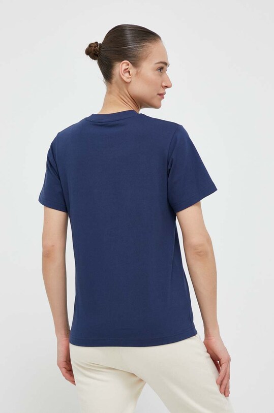 Îmbrăcăminte New Balance tricou din bumbac WT31551NNY bleumarin