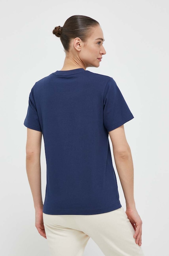 Odzież New Balance t-shirt bawełniany WT31551NNY granatowy