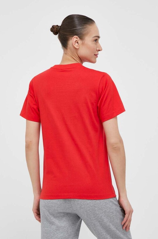 Odzież New Balance t-shirt bawełniany WT31551TRD czerwony