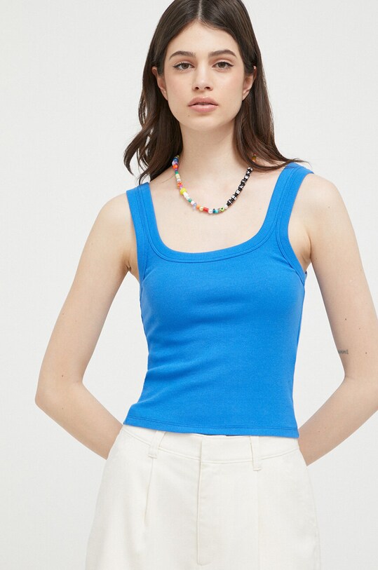 Top Hollister Co. slim modrá KI339.3288.221