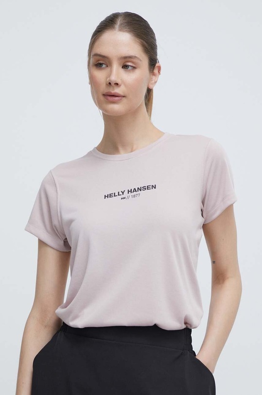 Helly Hansen t-shirt regular różowy 53970