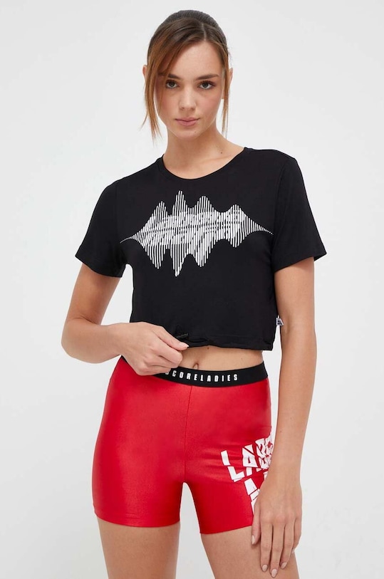 LaBellaMafia t-shirt Waves czarny LB.27146