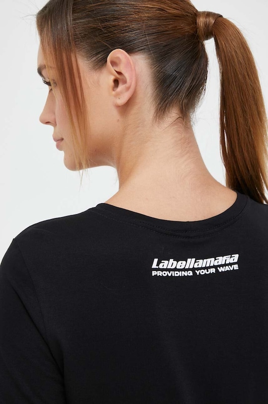 LaBellaMafia t-shirt Waves LB.27146 czarny