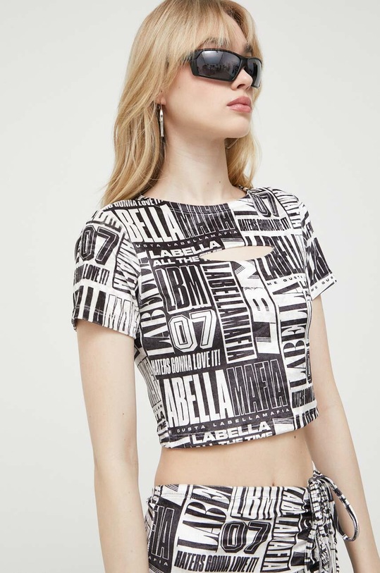 LaBellaMafia t-shirt czarny LB.27362