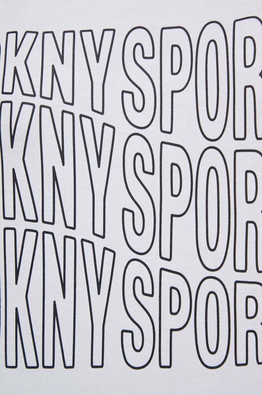 Bombažna kratka majica Dkny DP3T9319 bela