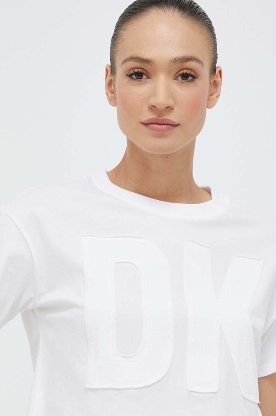 Dkny t-shirt bawełniany biały DP3T9218