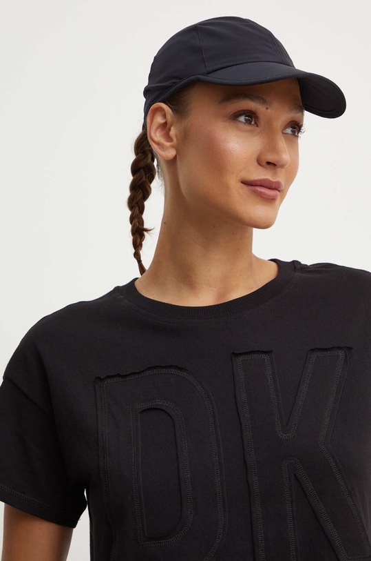 Dkny t-shirt bawełniany czarny DP3T9218