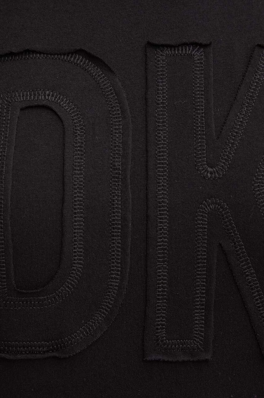 Βαμβακερό τοπ Dkny DP3T9217 μαύρο