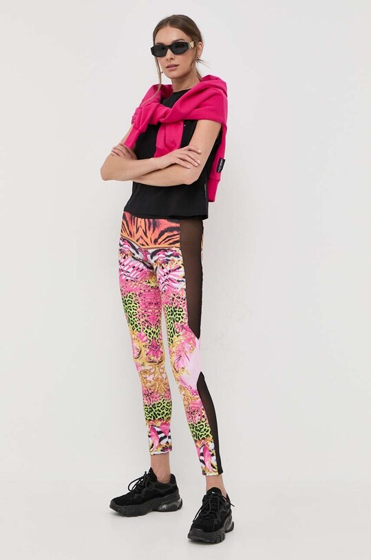 Бавовняна футболка PLEIN SPORT PACC.WTK2830.SJY001N чорний SS23