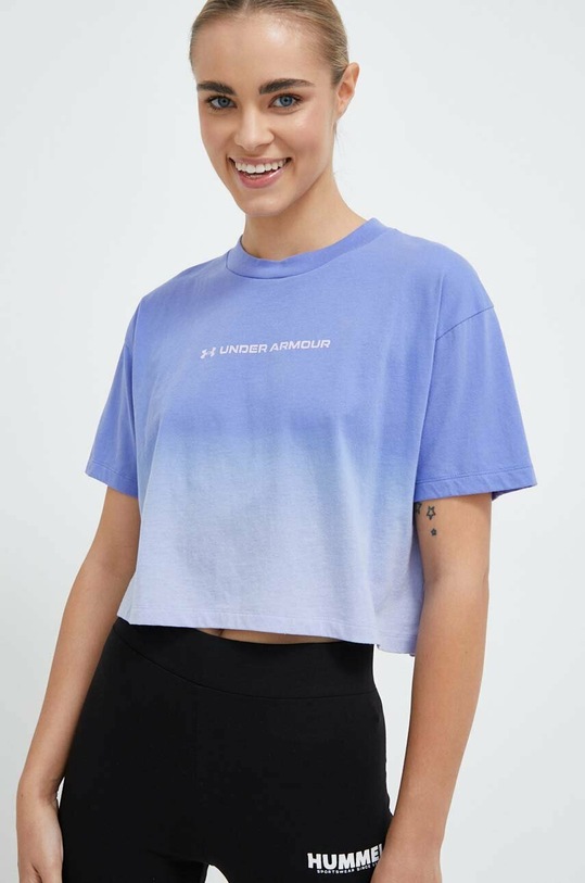 Under Armour t-shirt wzorzyste niebieski 1376750