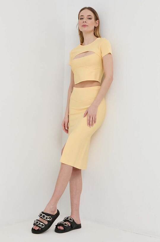 Футболка Patrizia Pepe 2K0173.K095 жёлтый SS23