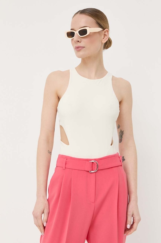 Боди Patrizia Pepe вталена бежов 2M4301.JZ26