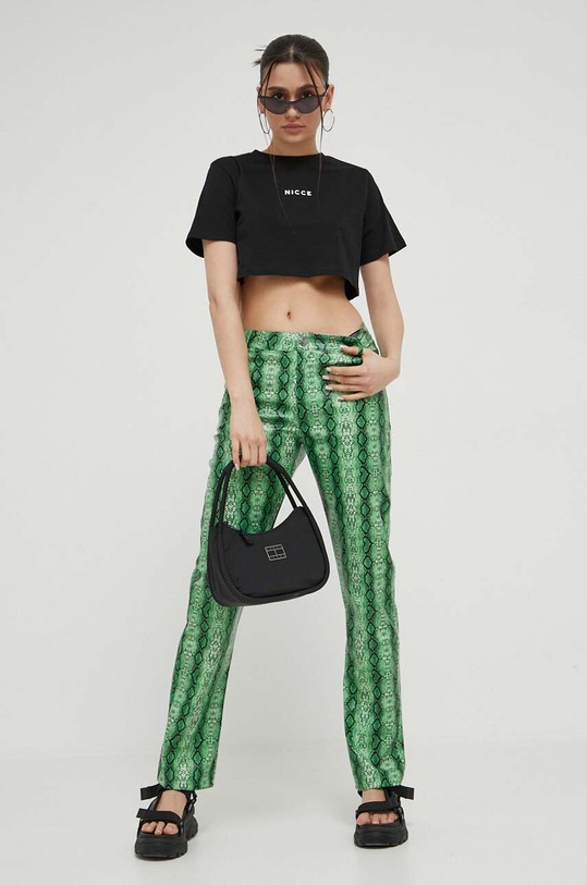 Nicce tricou din bumbac 0427.K002 negru SS23