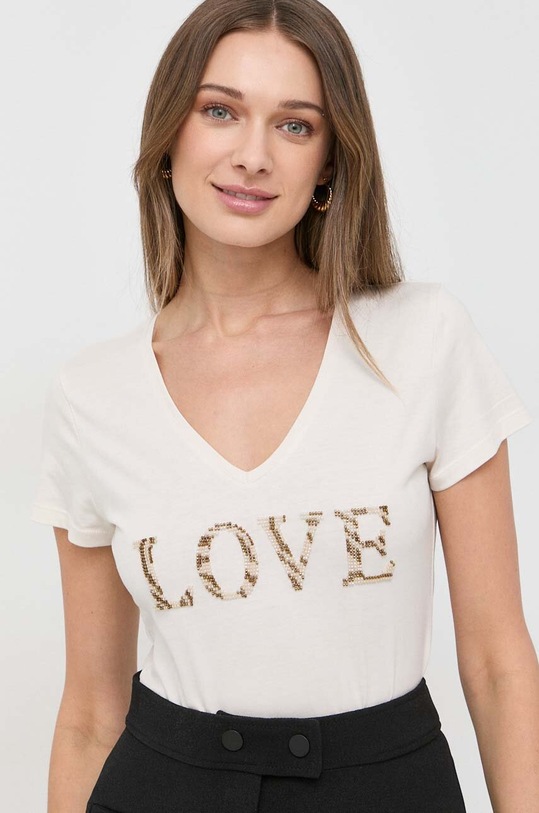 Morgan t-shirt DOVE pozostałe beżowy DOVE.IVOIRE